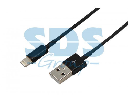 USB кабель для iPhone 5/5S/5C шнур 1М черный