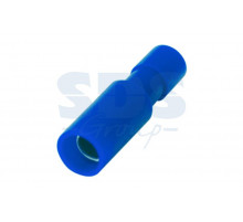 РАЗЪЁМ ШТЕКЕРНЫЙ полностью изолированный (гнездо ø4мм) 1.5-2.5мм² (AEF2-156A) синий REXANT