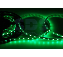 LED лента открытая, IP23, SMD 5050, 60 диодов/метр, 12 В, цвет светодиодов зеленый, 5 метров в блистере, с блоком питания 72 Вт NEON-NIGHT