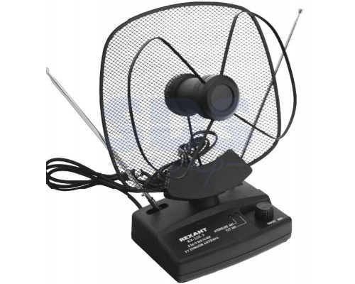 RX-102-3 антенна комнатная VHF, UHF, 47-860 MHz с усилением 36dB REXANT