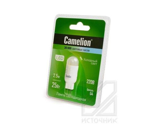 Camelion LED2.5-JD/4500K/G4 2.5Вт 4500К BL1