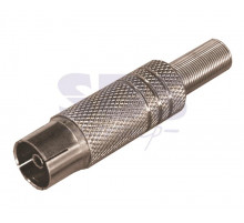 РАЗЪЁМ гнездо TV никель c пружиной PROCONNECT