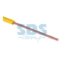 Провод ПГВА 1 х 2.50мм², 100м, ЖЕЛТЫЙ REXANT