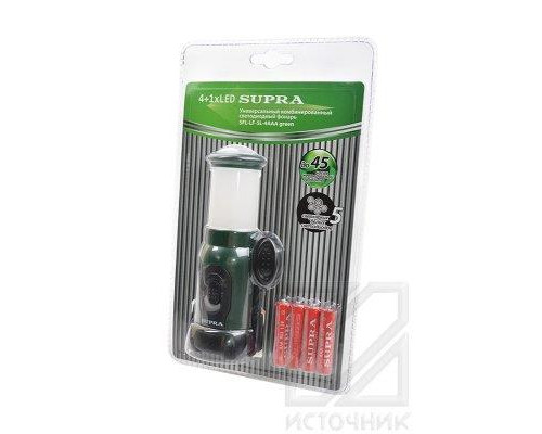 SUPRA SFL-LF-5L-4AAA зеленый BL1