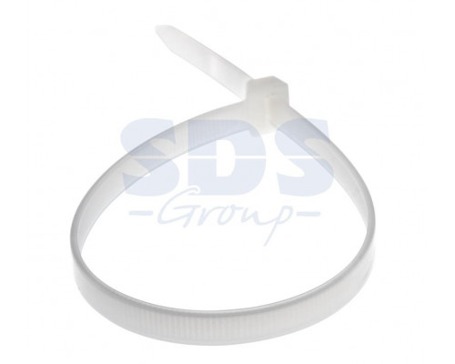 Хомут широкий nylon 8.0 х 300 мм 100 шт белый REXANT