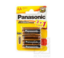 Panasonic Alkaline Power LR6APB/4BP 3+1F RU LR6 3+1шт BL4