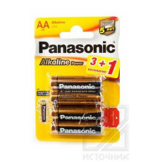 Panasonic Alkaline Power LR6APB/4BP 3+1F RU LR6 3+1шт BL4