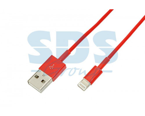 USB кабель для iPhone 5 шнур 1М красный