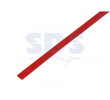 8.0 / 4.0 мм 1м термоусадка красная REXANT