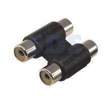 ПЕРЕХОДНИК 2 гнезда RCA - 2 гнезда RCA (бинокль) REXANT