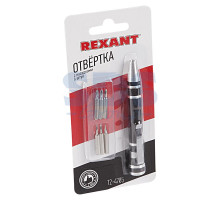 Отвертка с насадками 6 шт Rexant