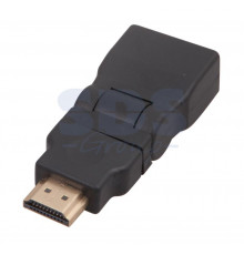 ПЕРЕХОДНИК шт.HDMI - гн.HDMI поворотный GOLD REXANT