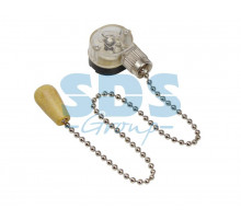 Выключатель для настенного светильника c деревянным наконечником, silver REXANT