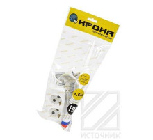 КРОНА КБ2151,5-Б РС-2/зем. (У16-001УХЛ4) 1,5 м (ПВС 3х0,75) BL1