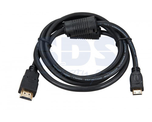 Шнур HDMI - mini HDMI gold 1.5М с фильтрами (стандарт D) REXANT