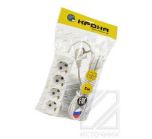 КРОНА КБ415005-Б РС-4/зем. (У16-001УХЛ4) 5м (ПВС 3х0,75) BL1