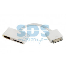 AV адаптер для iPhone 4 на HDMI и 30 pin для передачи фото и видео