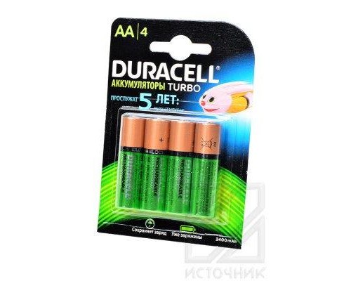 DURACELL HR6 AA 2400mAh BL4