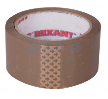 Скотч упаковочный 48мм x 66м., 50мкм, коричневый REXANT