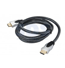 Шнур HDMI - HDMI gold 1.5М металл (блистер) REXANT