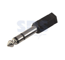 ПЕРЕХОДНИК штекер 6.3мм стерео - гнездо 3.5мм стерео REXANT