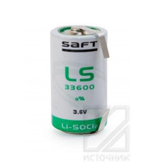 SAFT LS 33600 CNR D с лепестковыми выводами