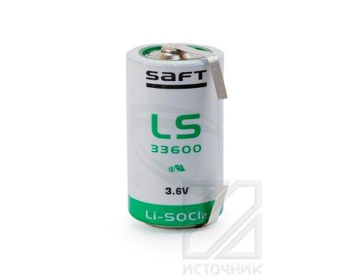 SAFT LS 33600 CNR D с лепестковыми выводами