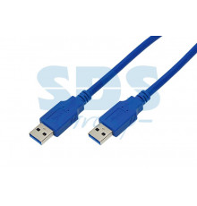 шнур штекер USB A 3.0- штекер USB A 3.0 0,75м REXANT