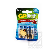 GP Ultra Plus 24AUPGR-2CR6 LR03 + брелок Медаль BL6