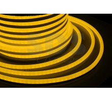 Гибкий неон светодиодный 360, постоянное свечение, ЖЕЛТЫЙ, 220В, бухта 50м NEON-NIGHT
