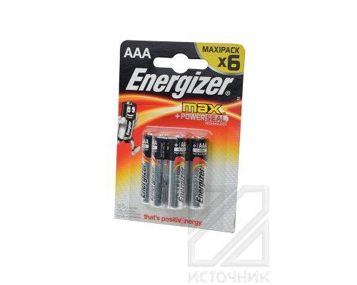 Energizer MAX+Power Seal LR03 BL6