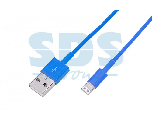 USB кабель для iPhone 5 шнур 1М синий