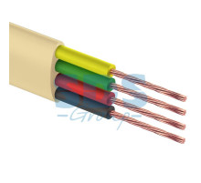 Кабель телефонный 4 жилы 100м бежевый (ШТЛП-4) REXANT