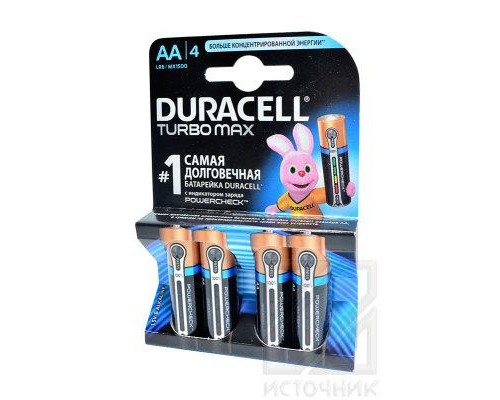 DURACELL TURBO MAX LR6 BL4 NEW