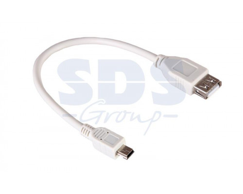 Шнур mini USB (male) - USB-A (female) 0.2M REXANT