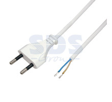 Шнур сетевой 1.5М без розетки белый REXANT