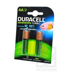 DURACELL HR6 АА 2400mAh уже заряжены BL2