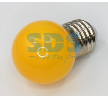 Лампа шар DIA 45 3 LED е27 ЖЁЛТАЯ