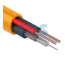 Кабель для видеонаблюдения КВК-П-2 нг(А)-HF + 2х0.75мм², 200м., REXANT