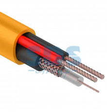 Кабель для видеонаблюдения КВК-П-2 нг(А)-HF + 2х0.75мм², 200м., REXANT