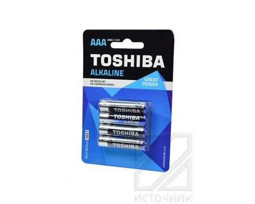 TOSHIBA Alkaline LR03GCNN BP-4 FA LR03 BL4