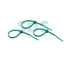 Хомут nylon 100 х 2.5 мм 25шт зеленый REXANT