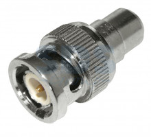 ПЕРЕХОД штекер BNC - гнездо RCA тюльпан REXANT