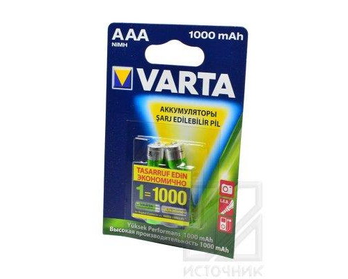 VARTA 5703 AAA 1000mAh BL2