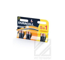DURACELL LR6 5+1шт BL6