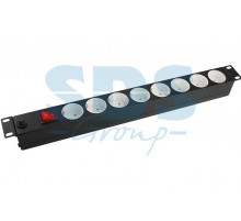 Блок розеток 220В, 8П, 19