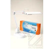 Camelion KD-017A белый (на струбцине)