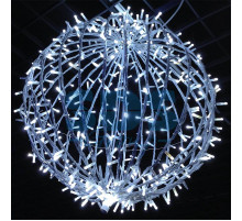 Шар светодиодный 230V, диаметр 50 см, 200 светодиодов, эффект мерцания, цвет белый NEON-NIGHT