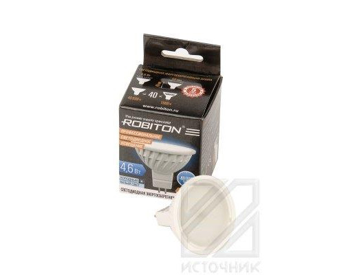 ROBITON LED MR16-4.6W-220V-4200K-GU5.3 BL1