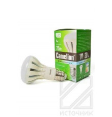 Camelion LED8-R63/830/E27 3000K 8Вт BL1